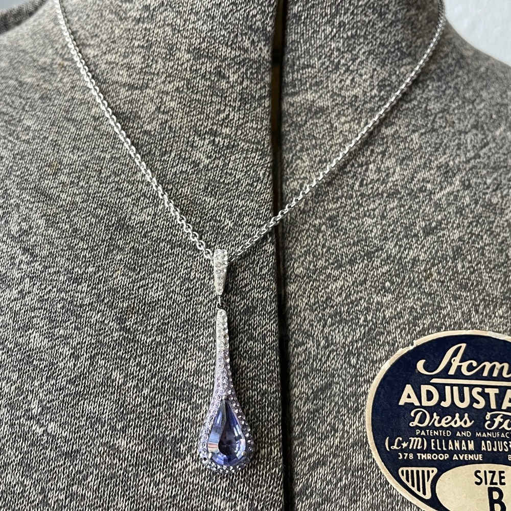 Sterling Silver Swarovski Necklace